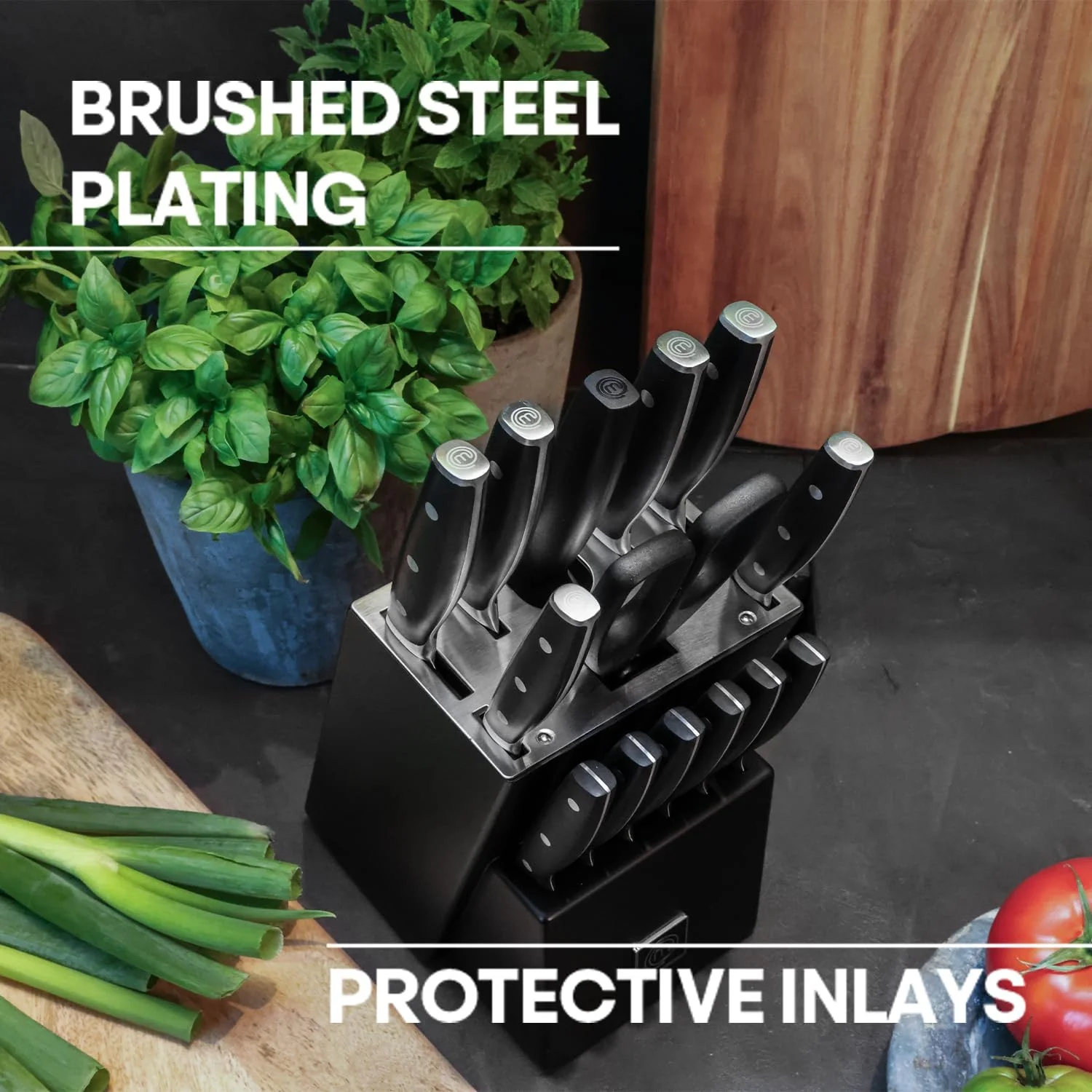 CHEF KNIFE & BLOCK SET - Image 3